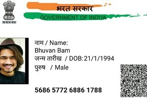 India Aadhaar cards