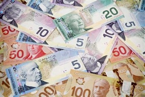 Fake Canadian dollars