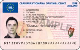 Ireland driving license