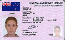 New Zealand driving license