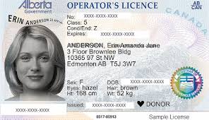 Canada driving license
